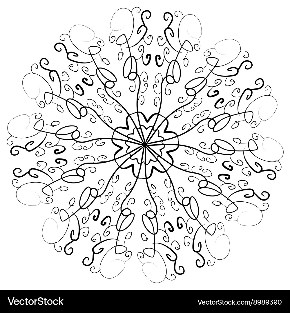 Mandala ethnic decorative elements Royalty Free Vector Image