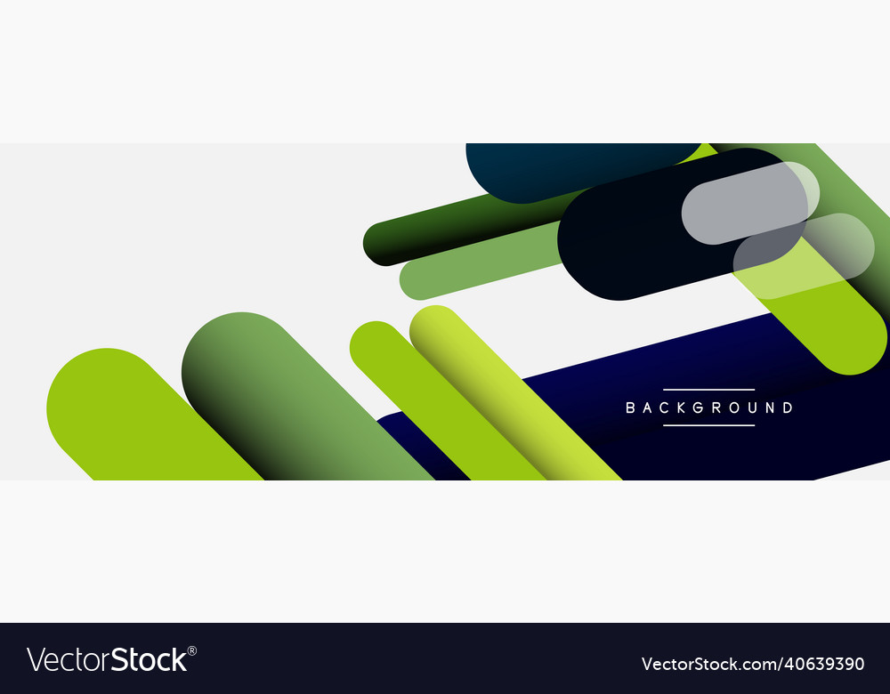Overlapping round shapes and lines background vector image Overlapping round shapes and lines background
