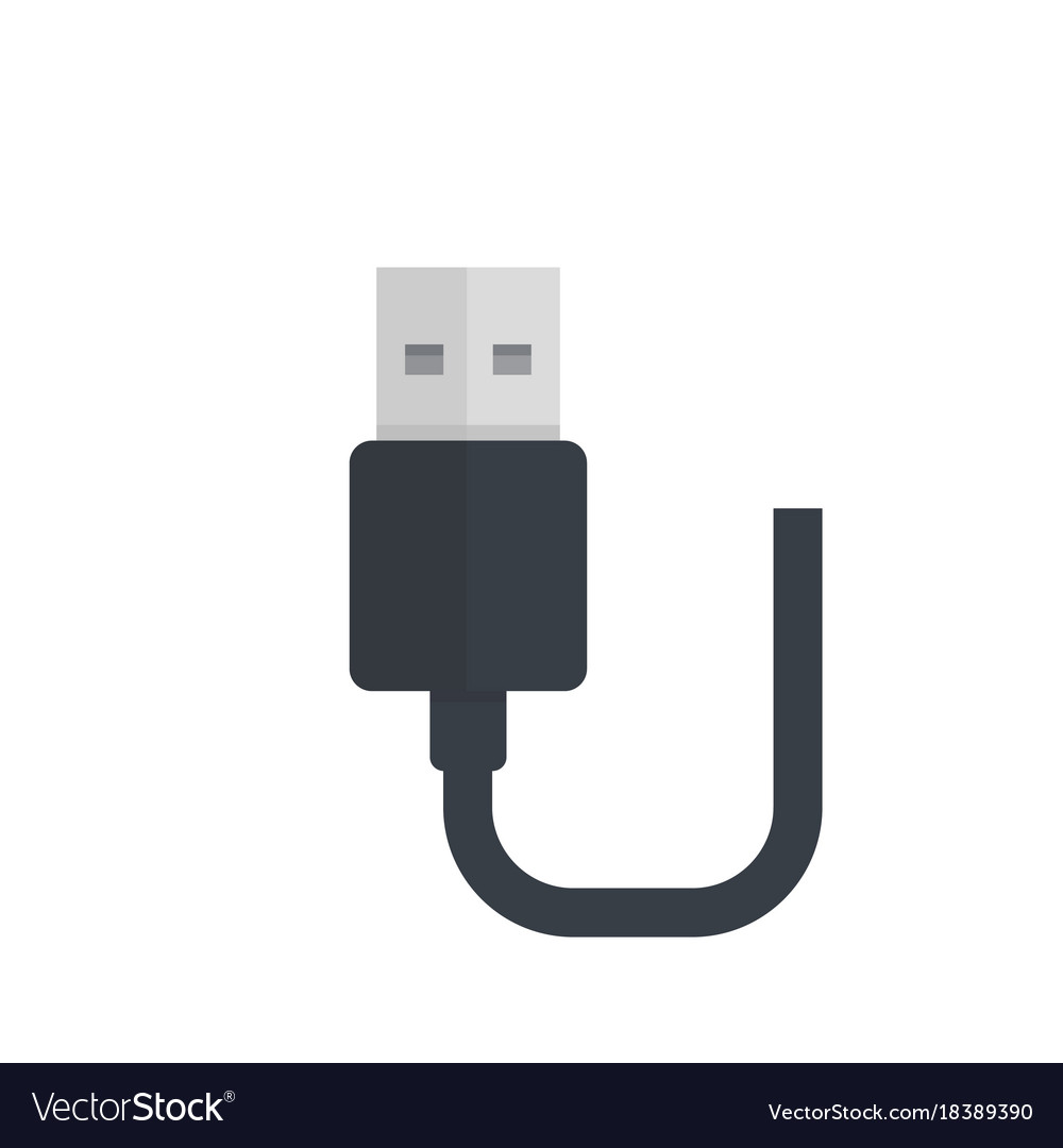 Usb plug flat style