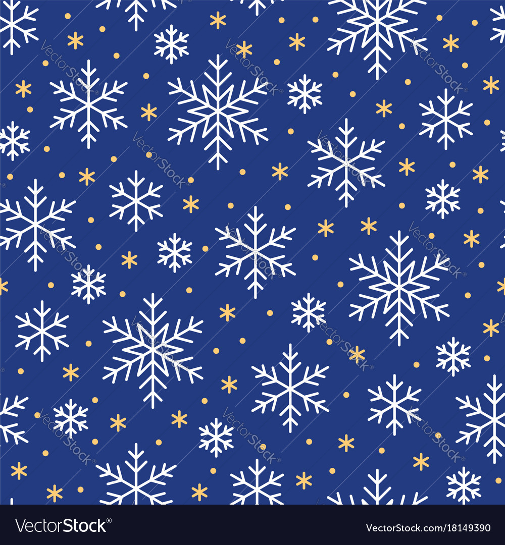 Winter Snowflake Pattern