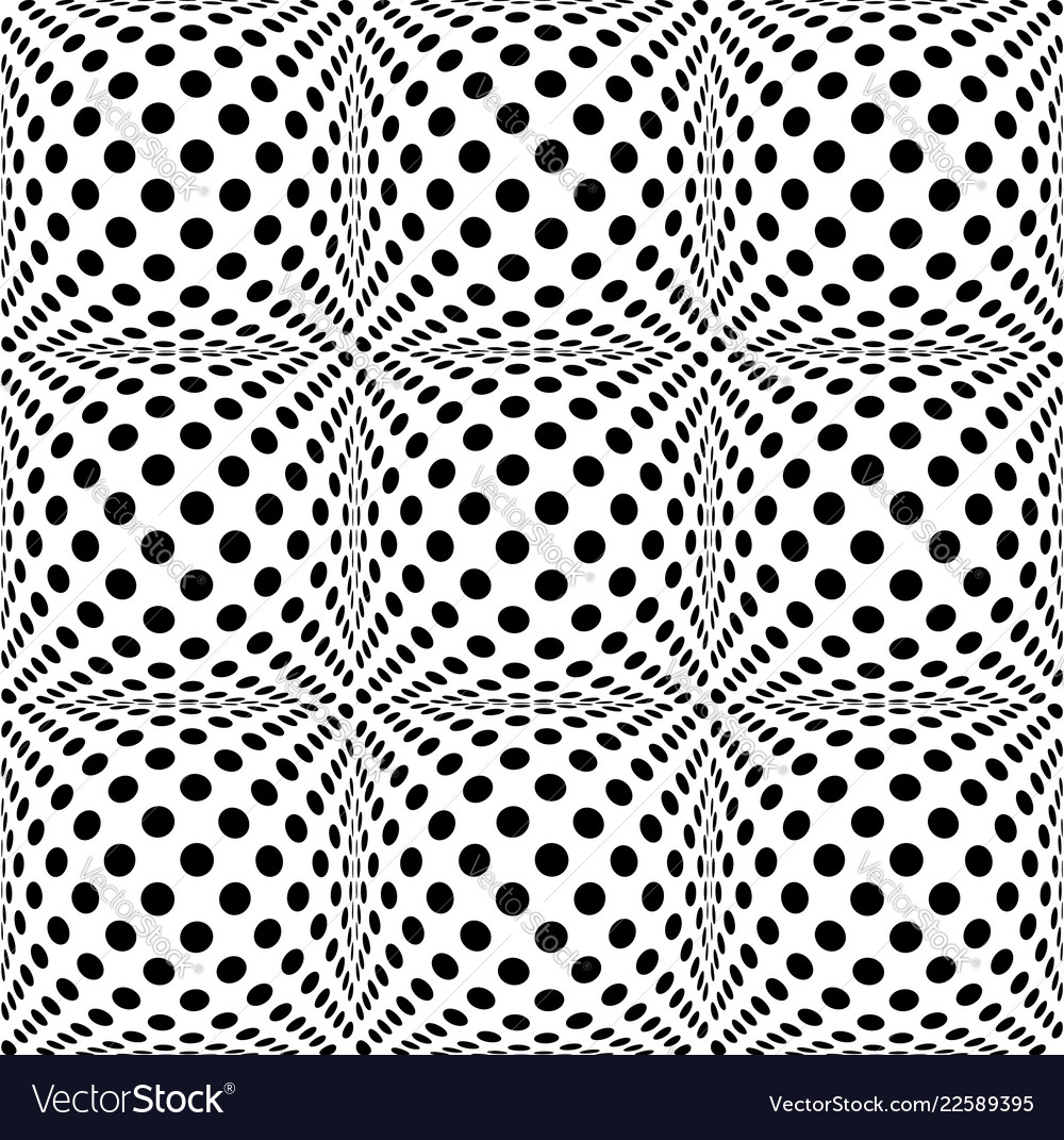 3D Dotted Pattern with Distortion