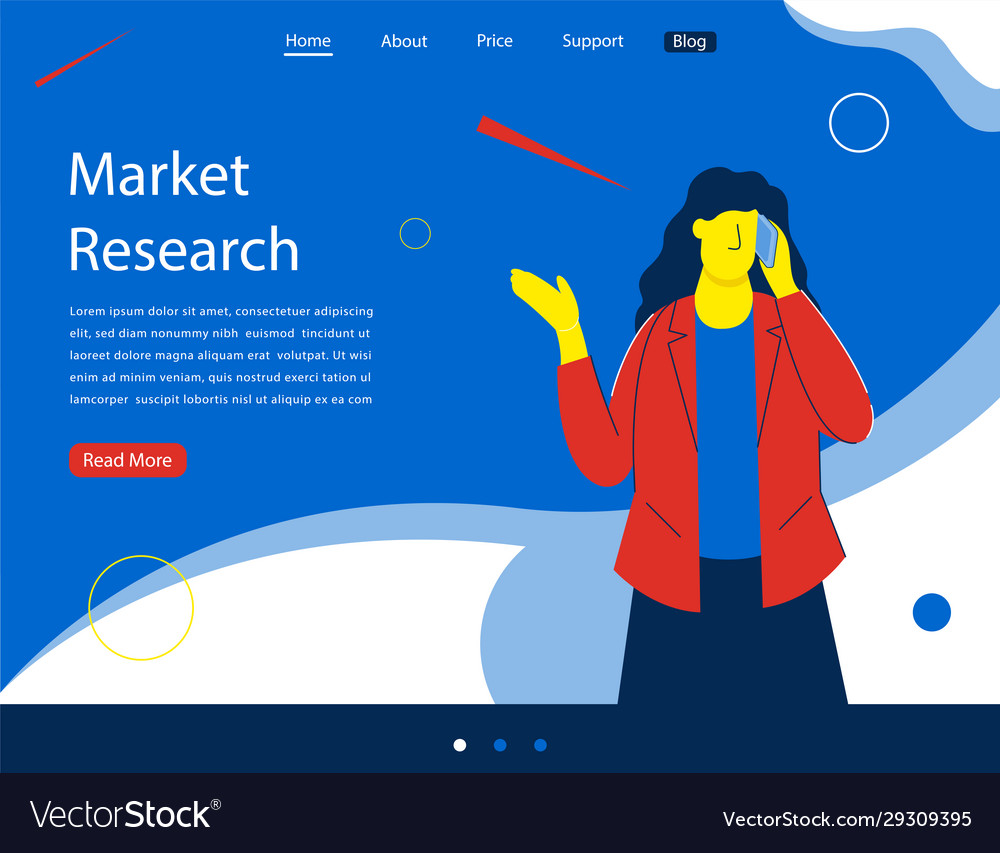 Business woman talks on phone project vector image Business woman talks on phone project