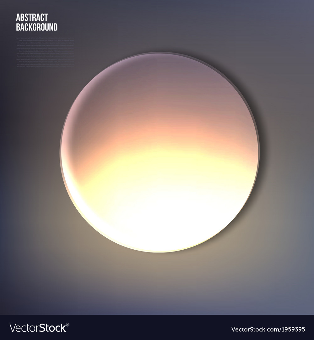Circle object design trend and transparent