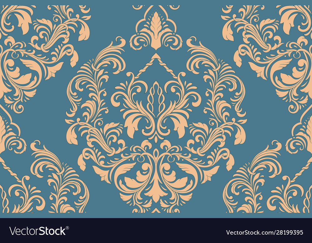 Damask seamless pattern element classical