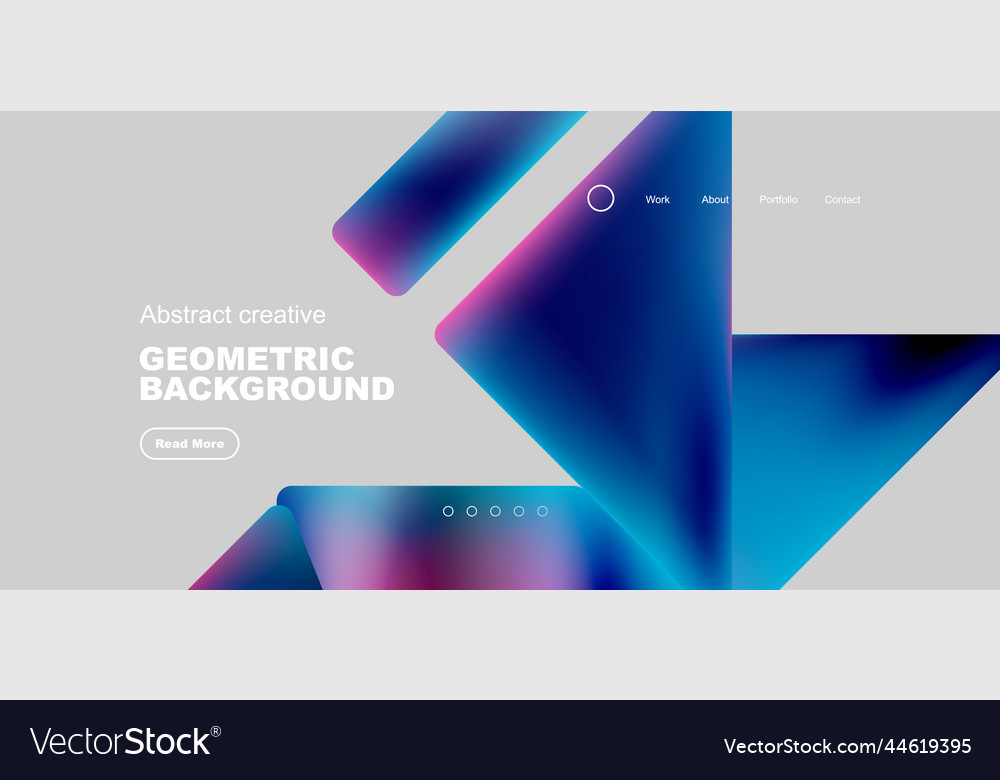 Fluid triangles minimal abstract background