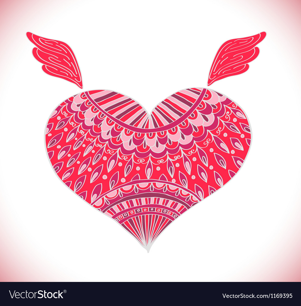 Heart with ornament