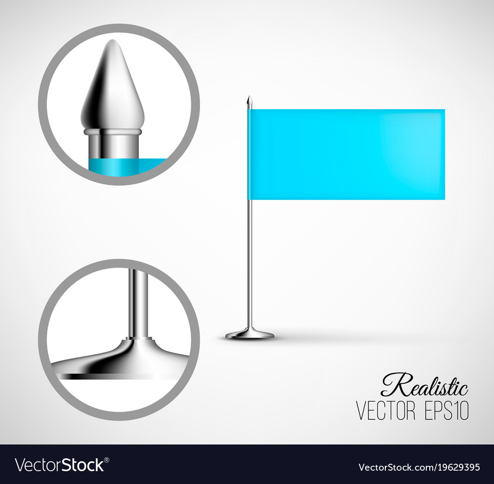 Horizontal Flag Mockup - Table Display