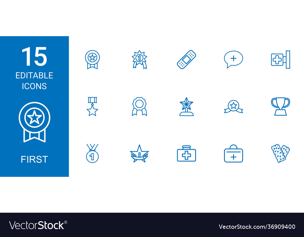 15 erste Symbole