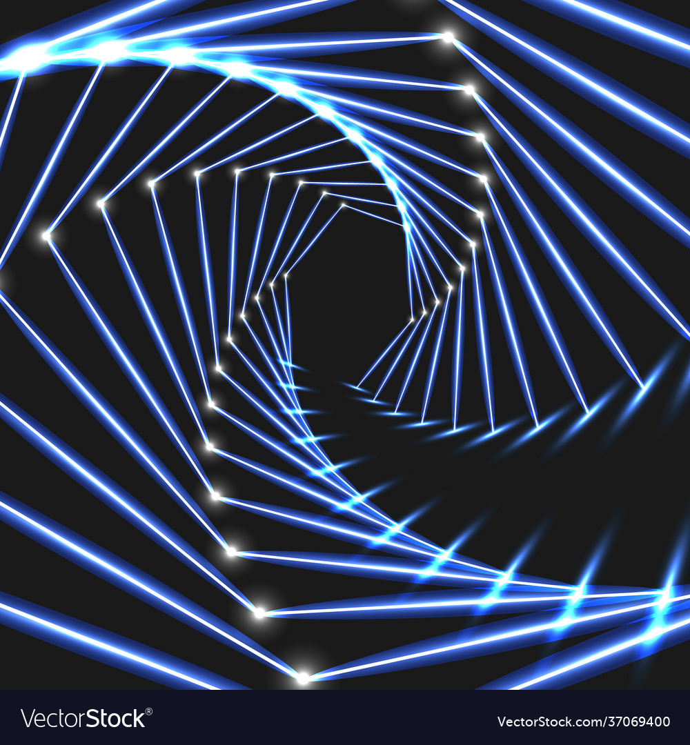 Abstract technology wire hexagonal vector image Abstract technology wire hexagonal