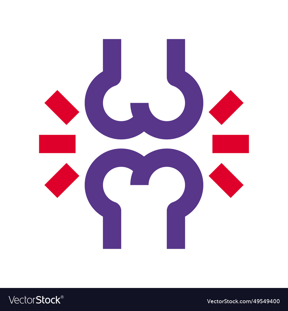 Broken bones from socket isolated on a white