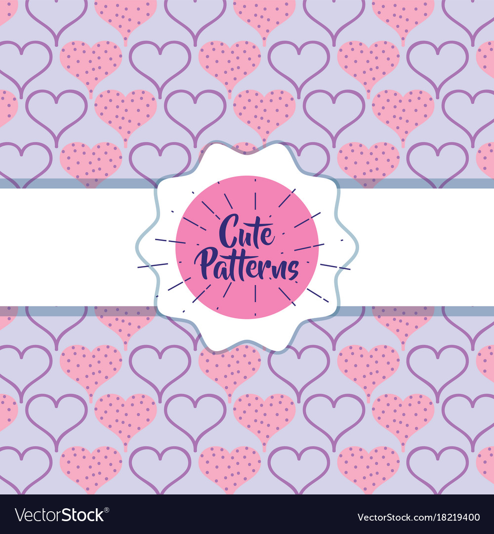Cute pattern abstract geometric background design