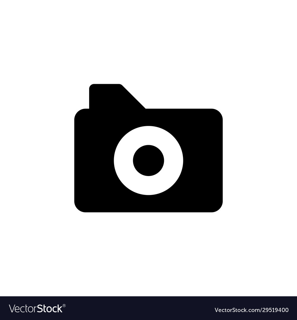 Disc folder icon perfect for application web logo vector image Disc folder icon perfect for application web logo