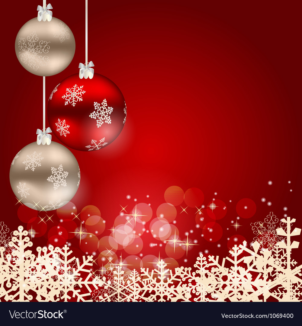 Elegant christmas background Royalty Free Vector Image