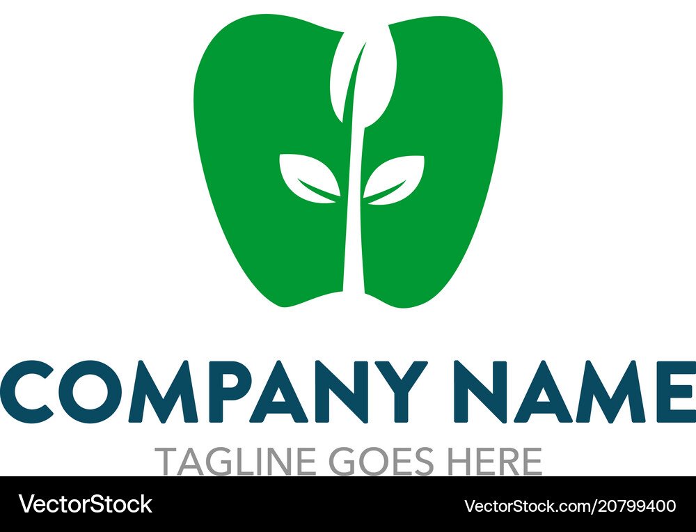 Food and beverage logo Royalty Free Vector Image