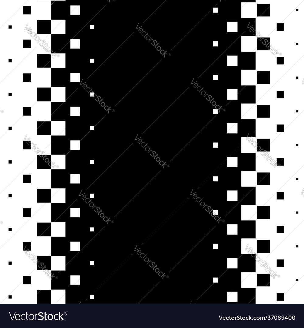 Linear square halftone screentone element squares vector image Linear square halftone screentone element squares