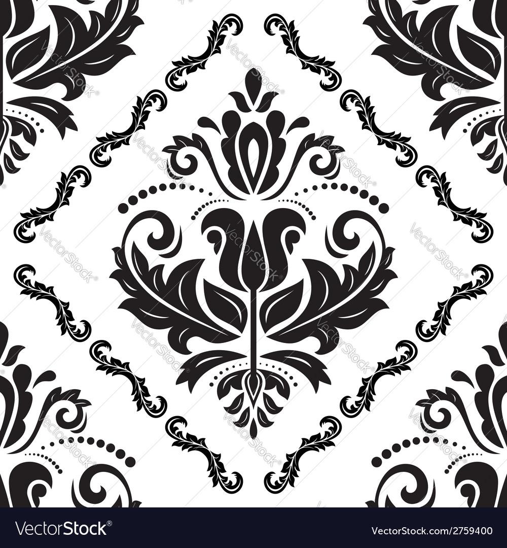 Orient seamless pattern abstract background