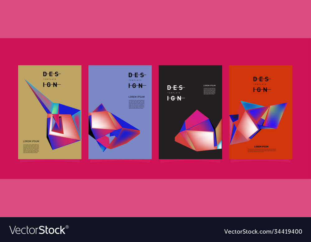 Simple colorful abstract geometric background