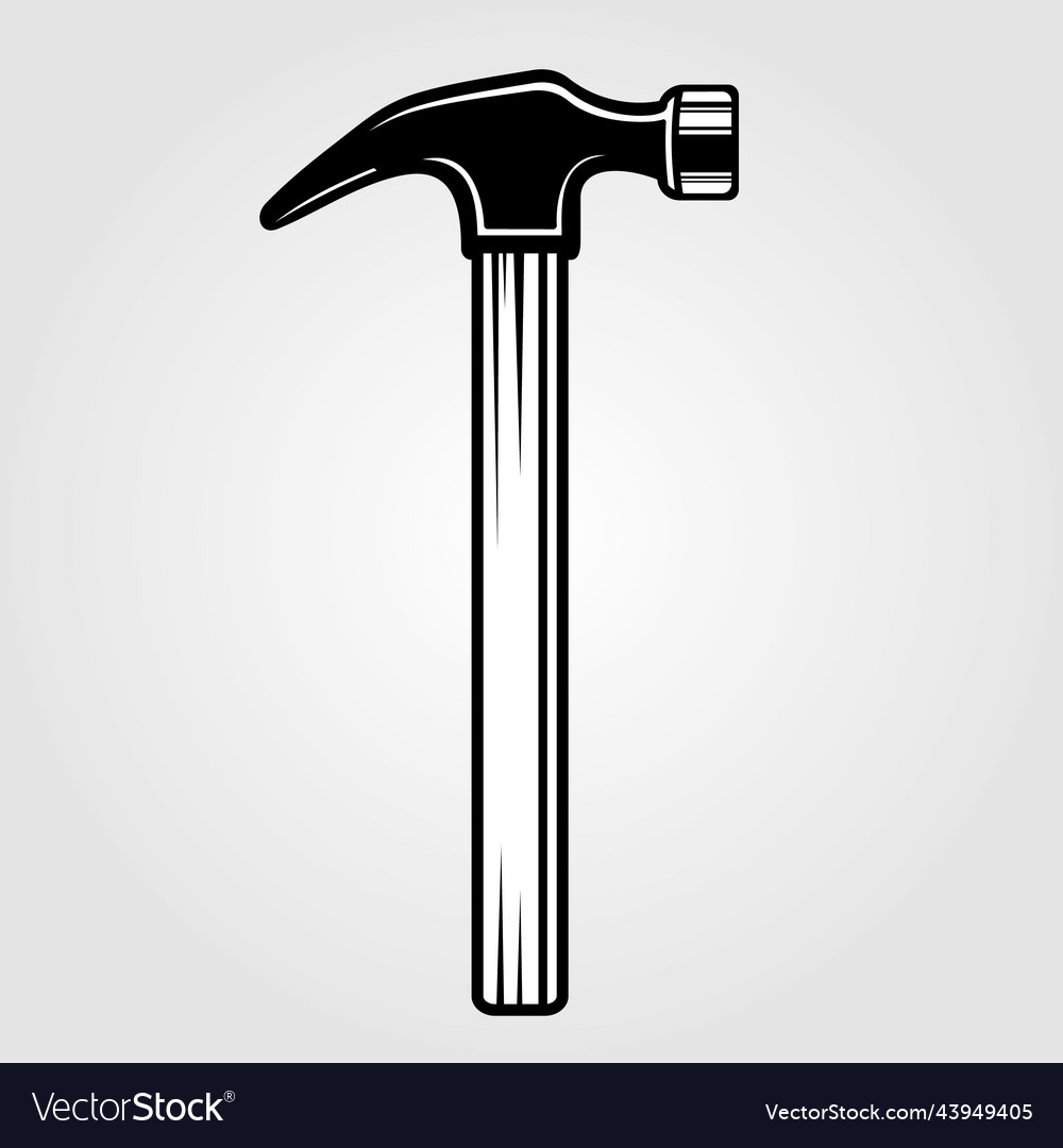 Claw hammer isolated on white background