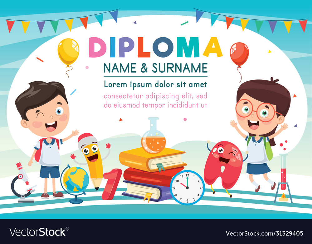 Zertifikat für das Diplom