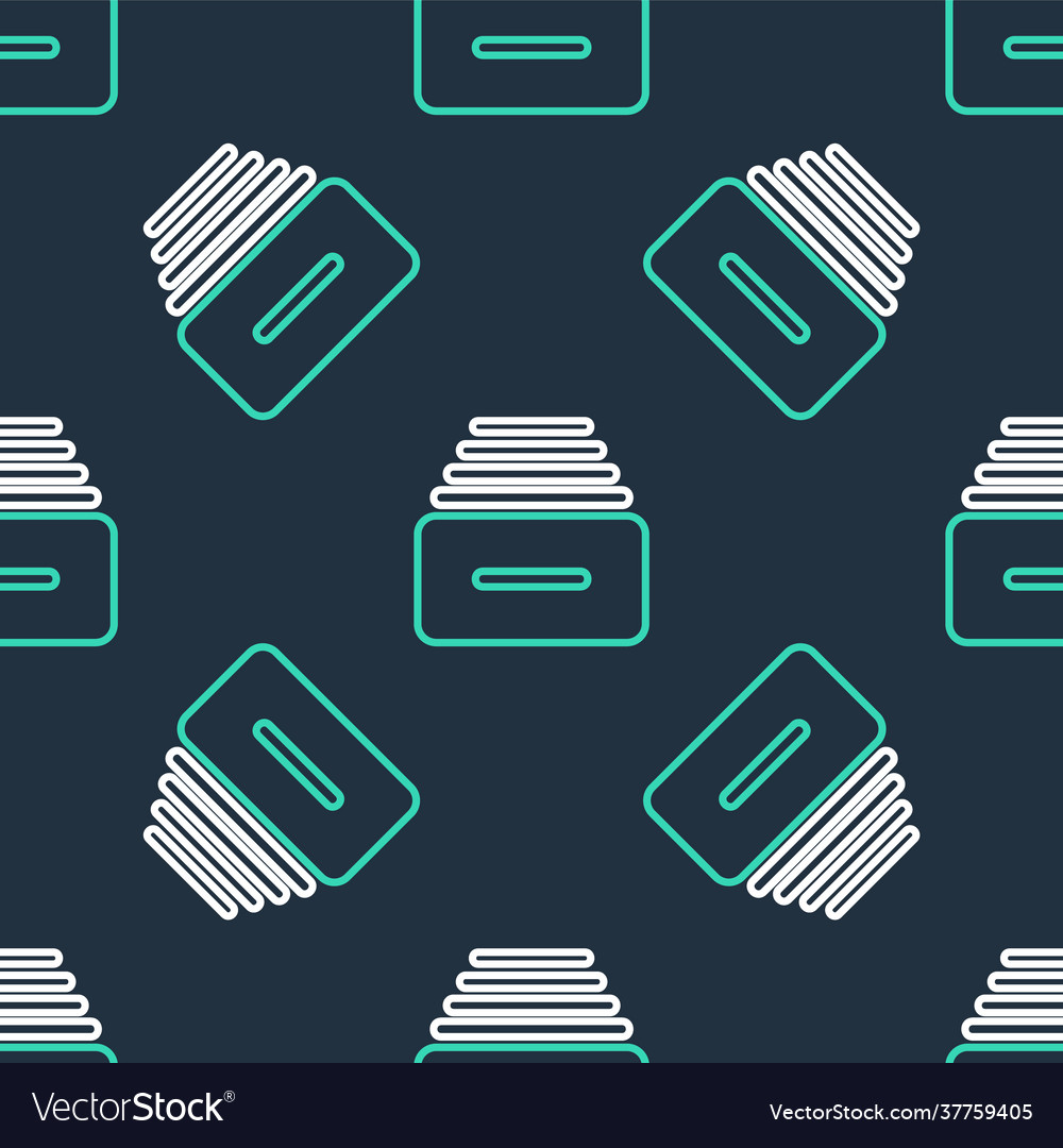 Line drawer with documents icon isolated seamless vector image Line drawer with documents icon isolated seamless