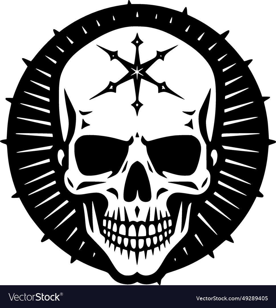 Skull - high quality logo ideal for t-shirt