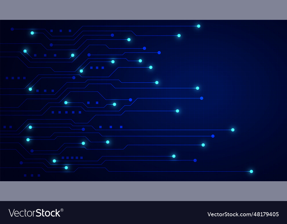 Technology background with hi-tech digital data Vector Image Technology background with hi-tech digital data