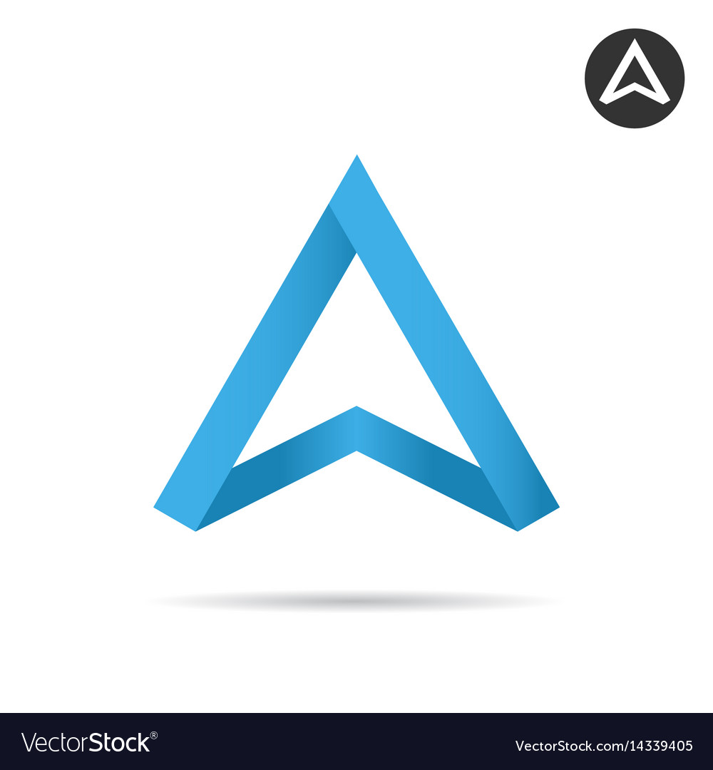 Upward Ribbon Arrow Icon