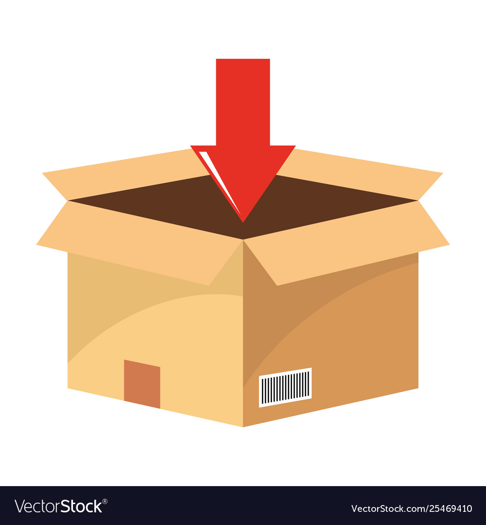 Box with download arrow