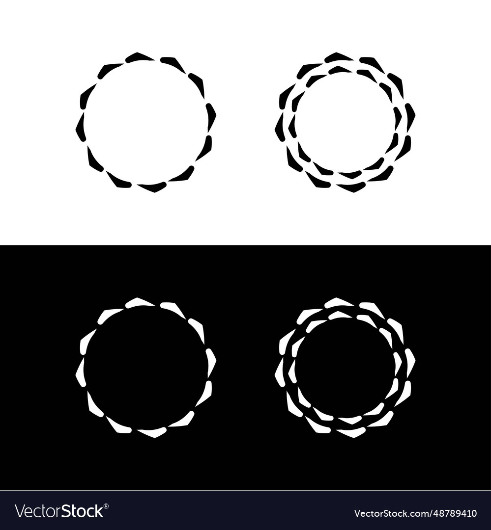 Circle logo template Royalty Free Vector Image