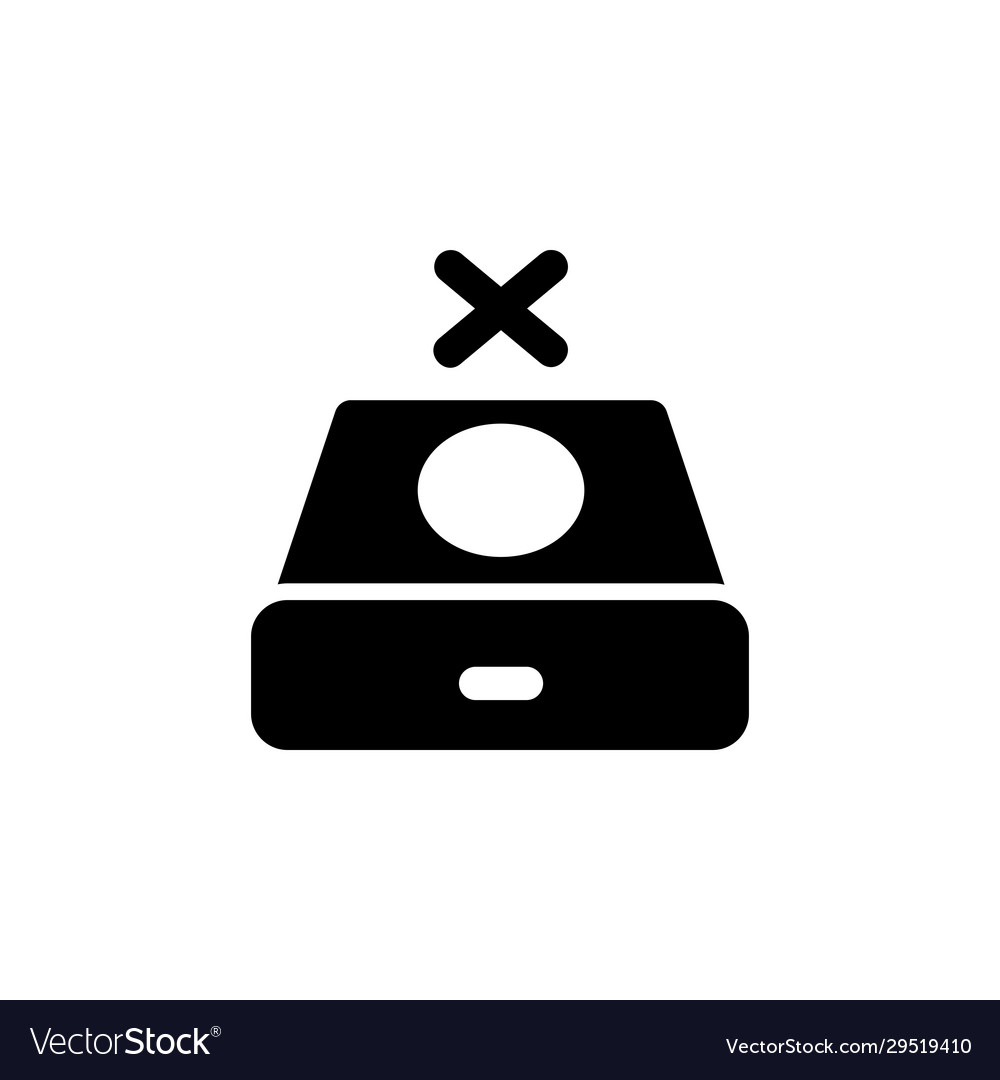 Disc drive off icon perfect for application web