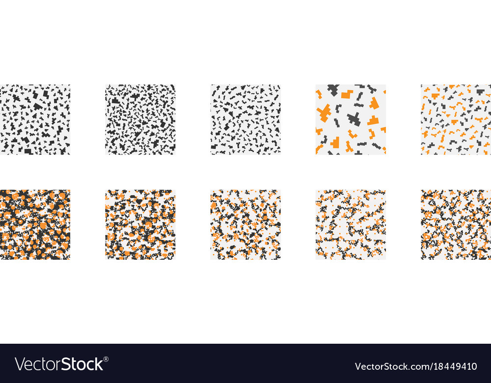 Seamless pixel art elements of design