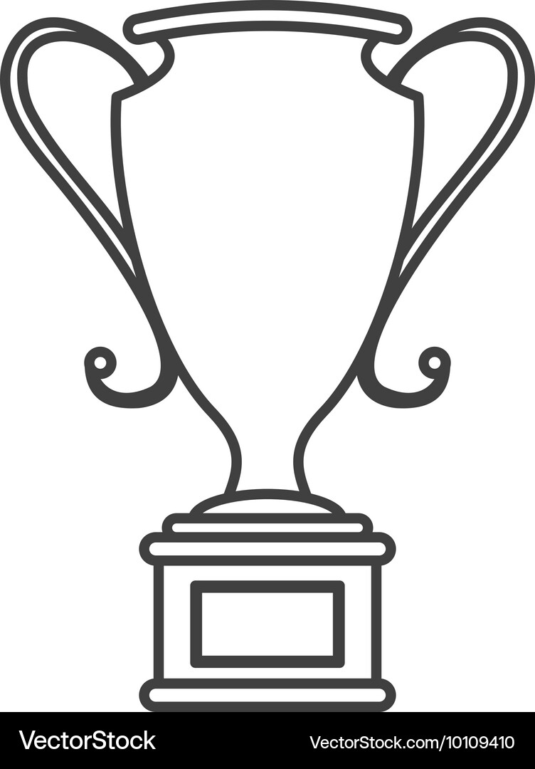 Trophy cup icon Royalty Free Vector Image - VectorStock