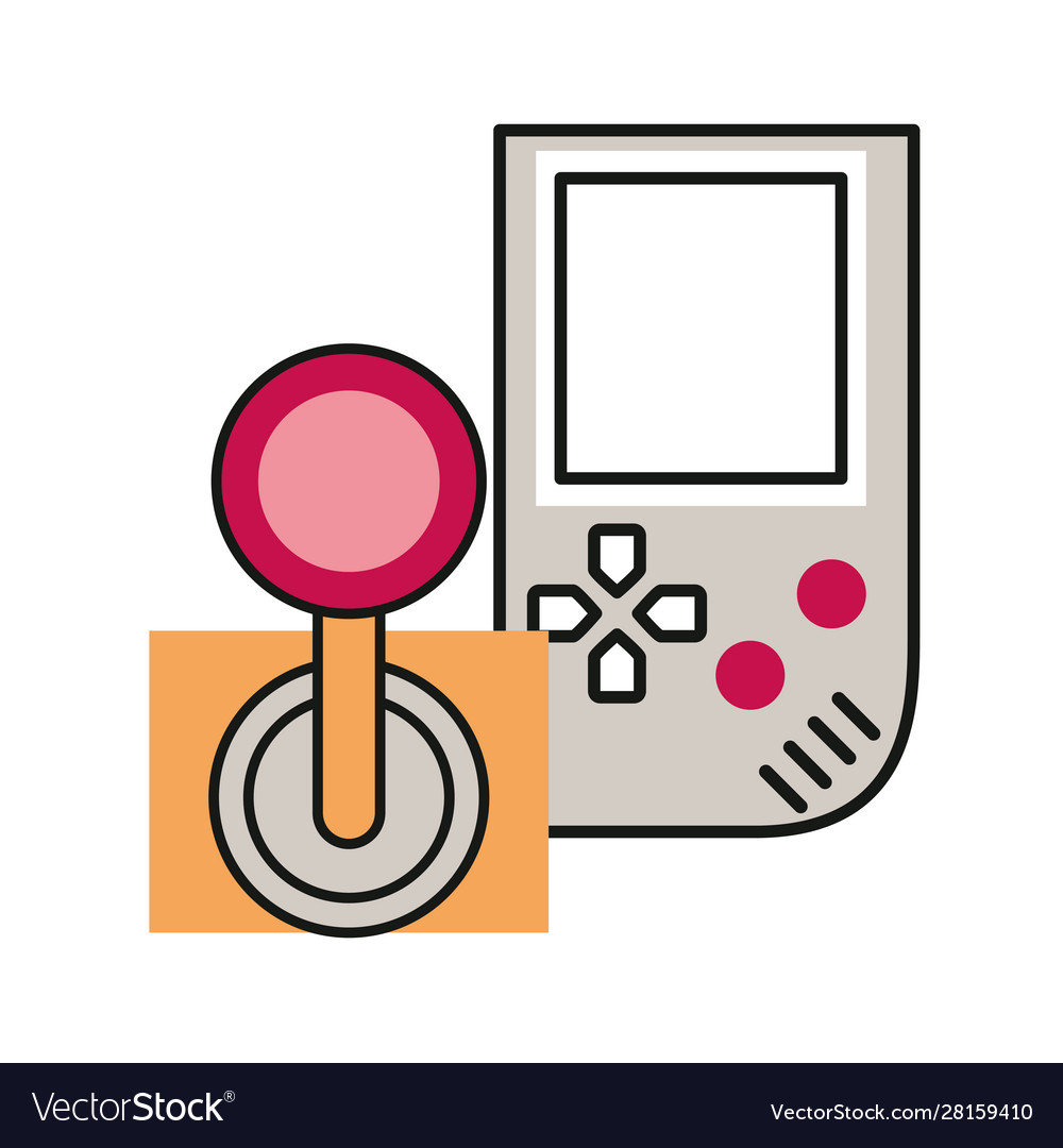 Video game portable with joystick