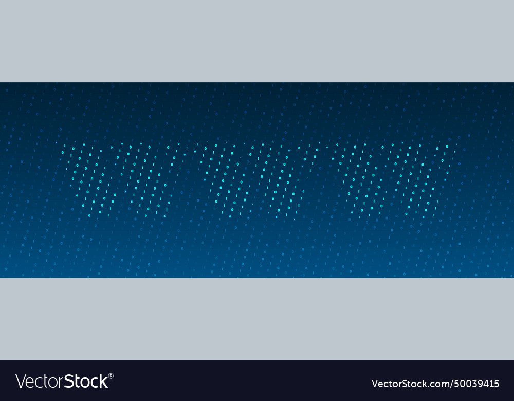 Abstract code as www Royalty Free Vector Image