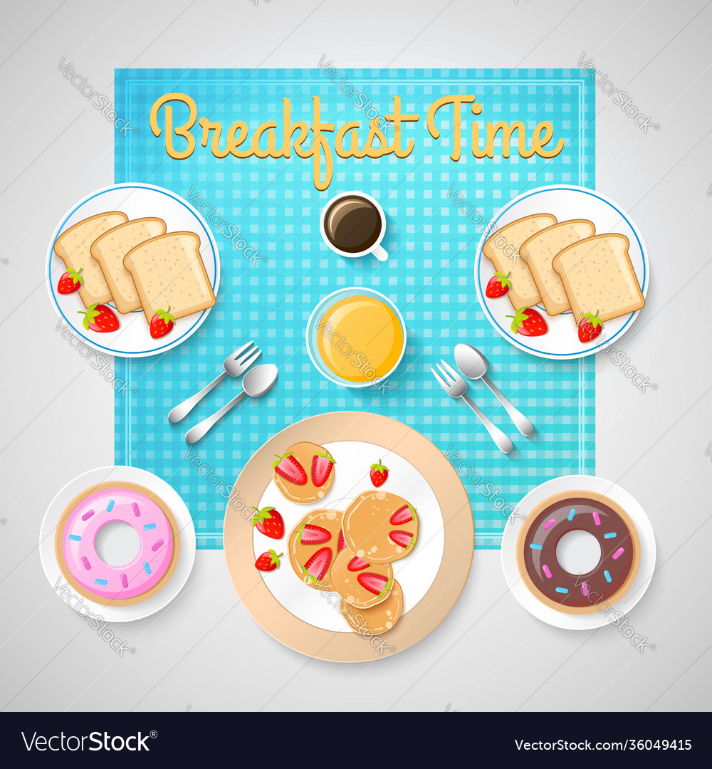 French breakfast template