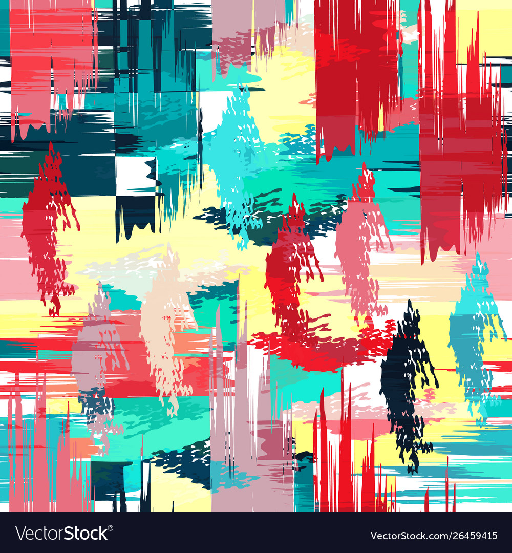 Geometric abstract color pattern in graffiti Vector Image Geometric abstract color pattern in graffiti