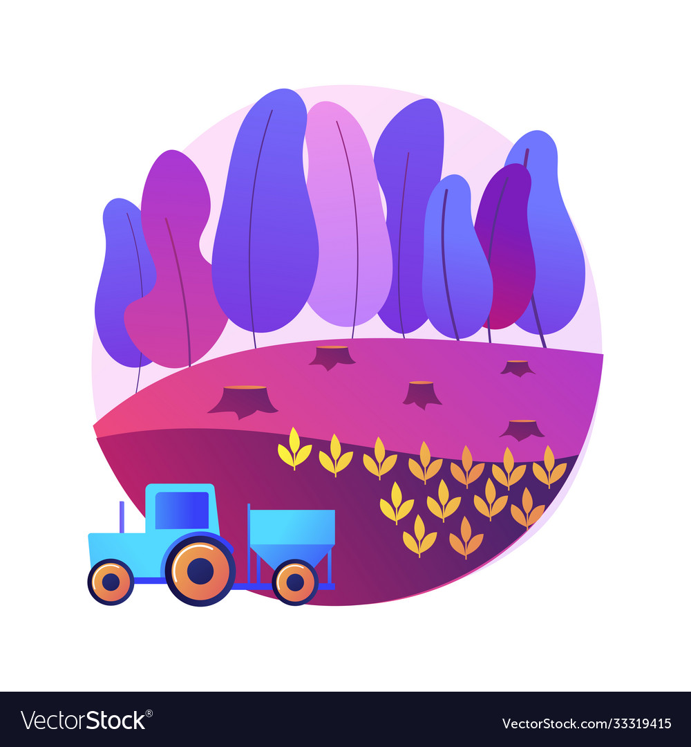 Global land use abstract concept Royalty Free Vector Image