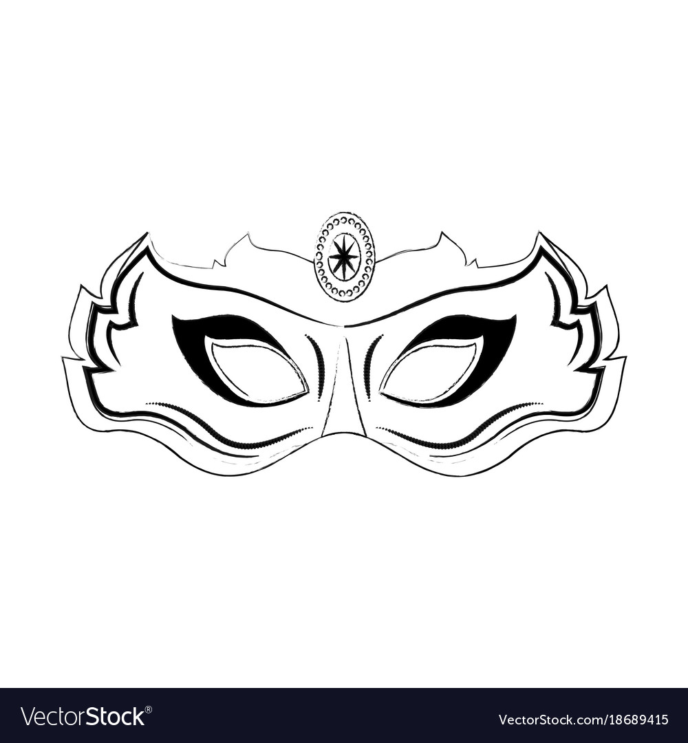 Mardi gras mask Royalty Free Vector Image - VectorStock