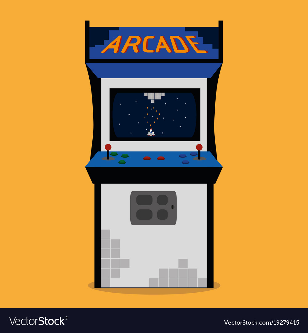 Retro Arcade Game Machine