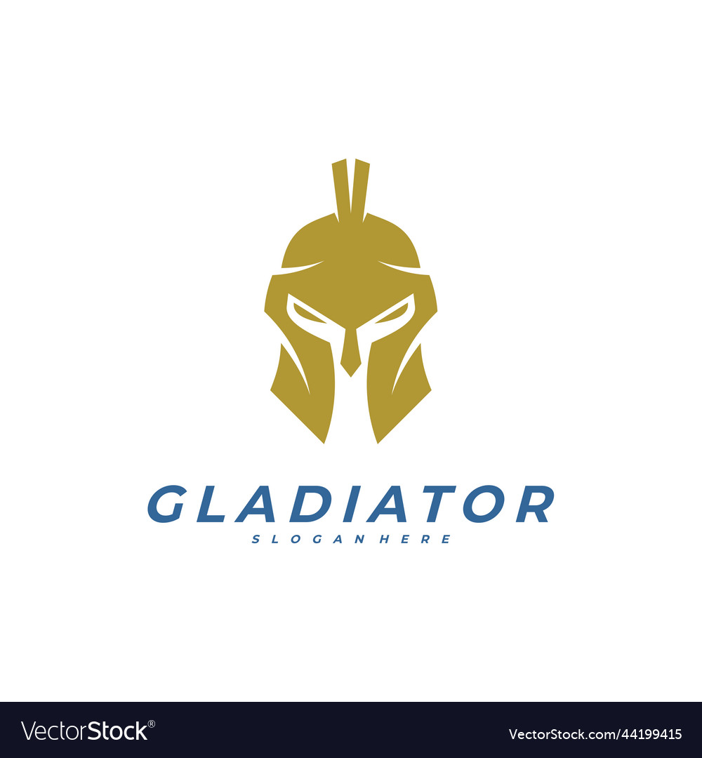 Spartan Logo Design Template Helm