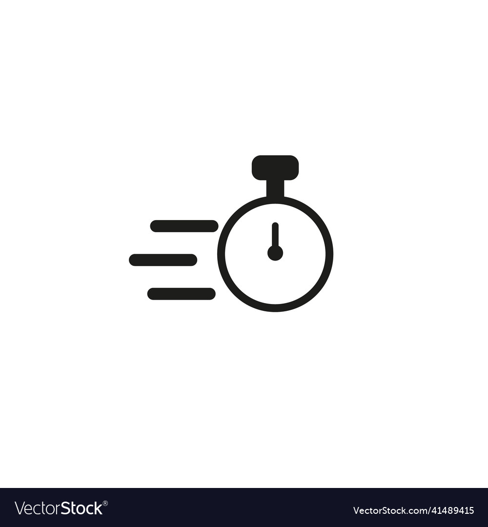Time icon design task in modern outline