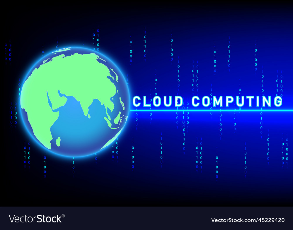 Abstract background world global with text cloud Vector Image Abstract background world global with text cloud
