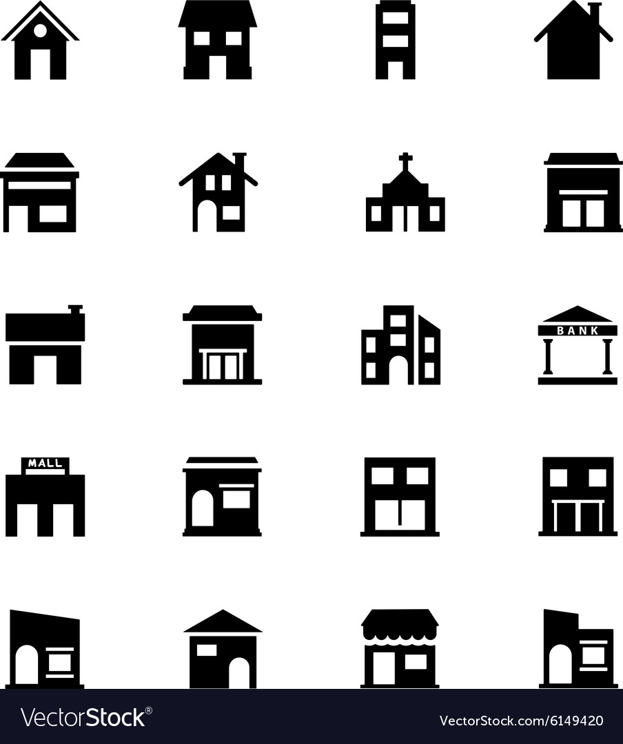 Building Icon Set