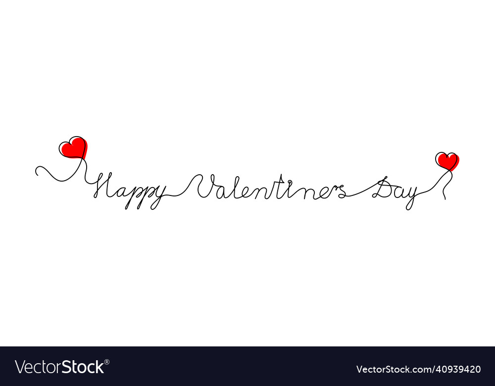 Kontinuierliche ein Zeilenskript Cursive Text glücklich vector image Kontinuierliche ein Zeilenskript Cursive Text glücklich