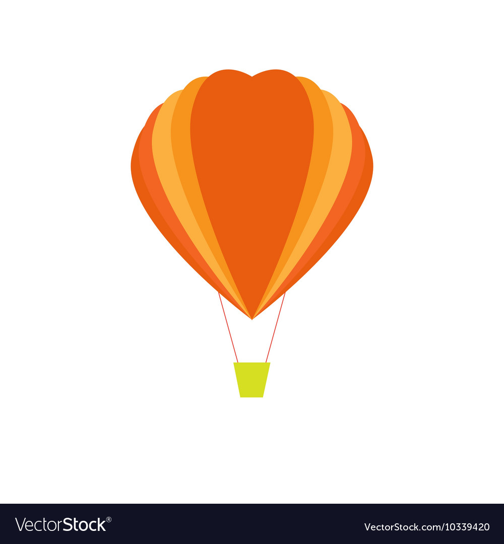 Hot air balloon icon