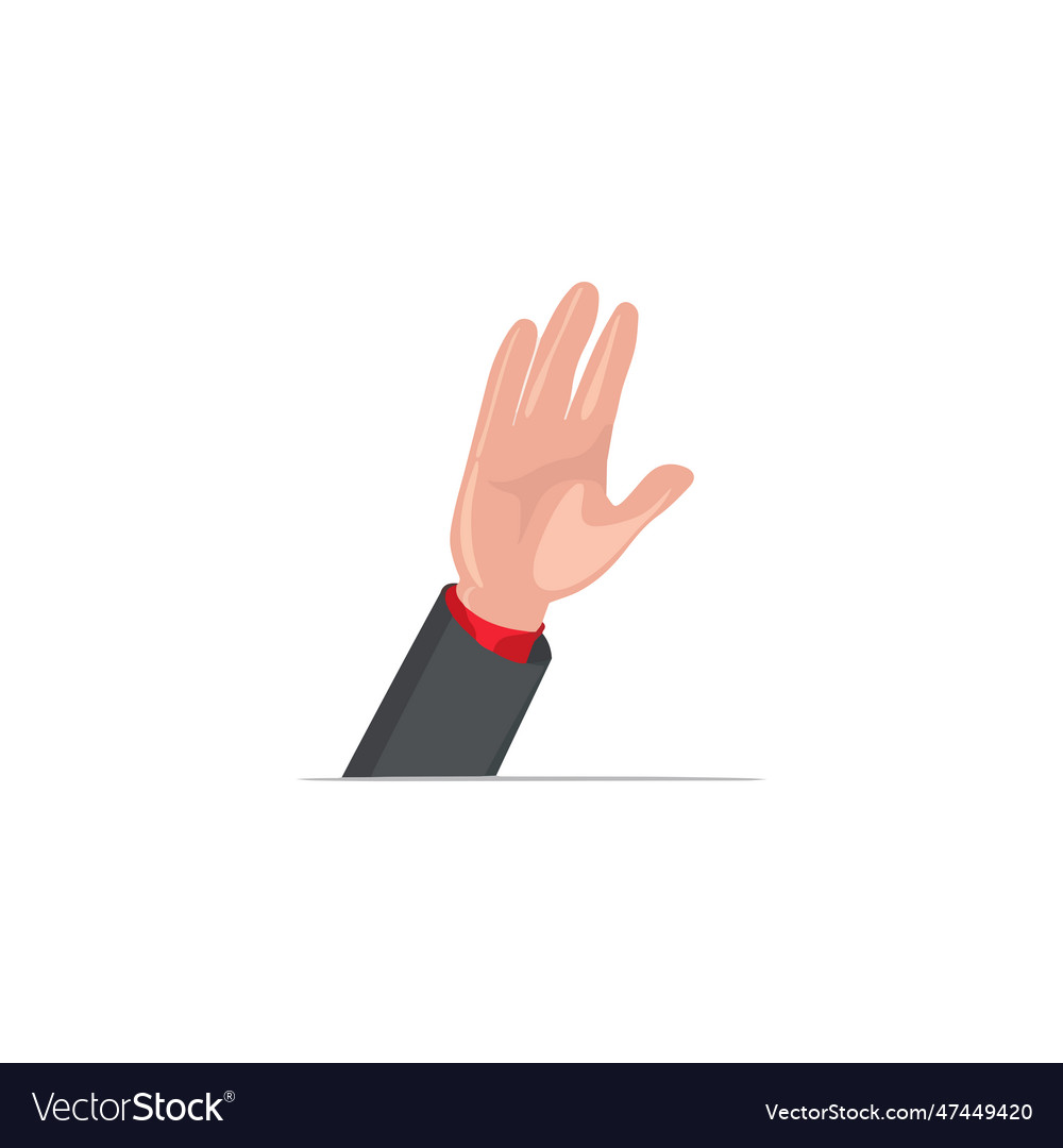 Set of hands showing different gestures palm Vector Image Set of hands showing different gestures palm