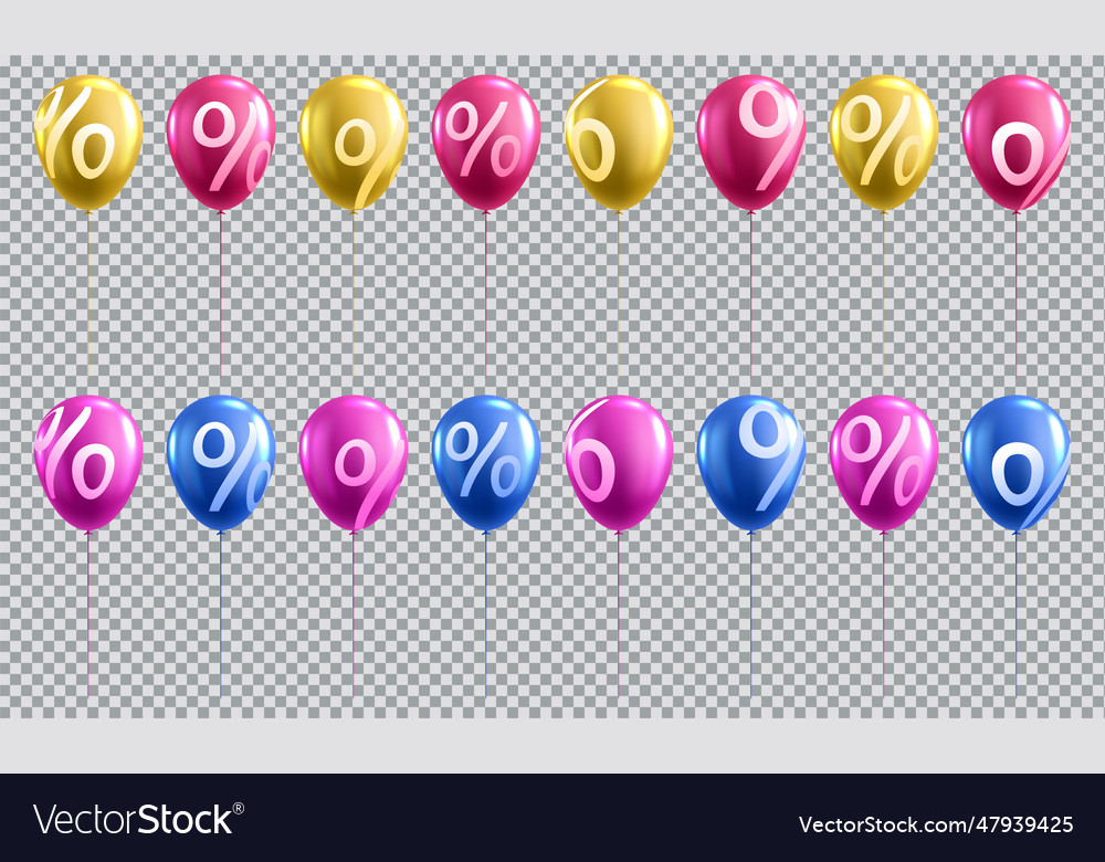 3d sale balloon with percent