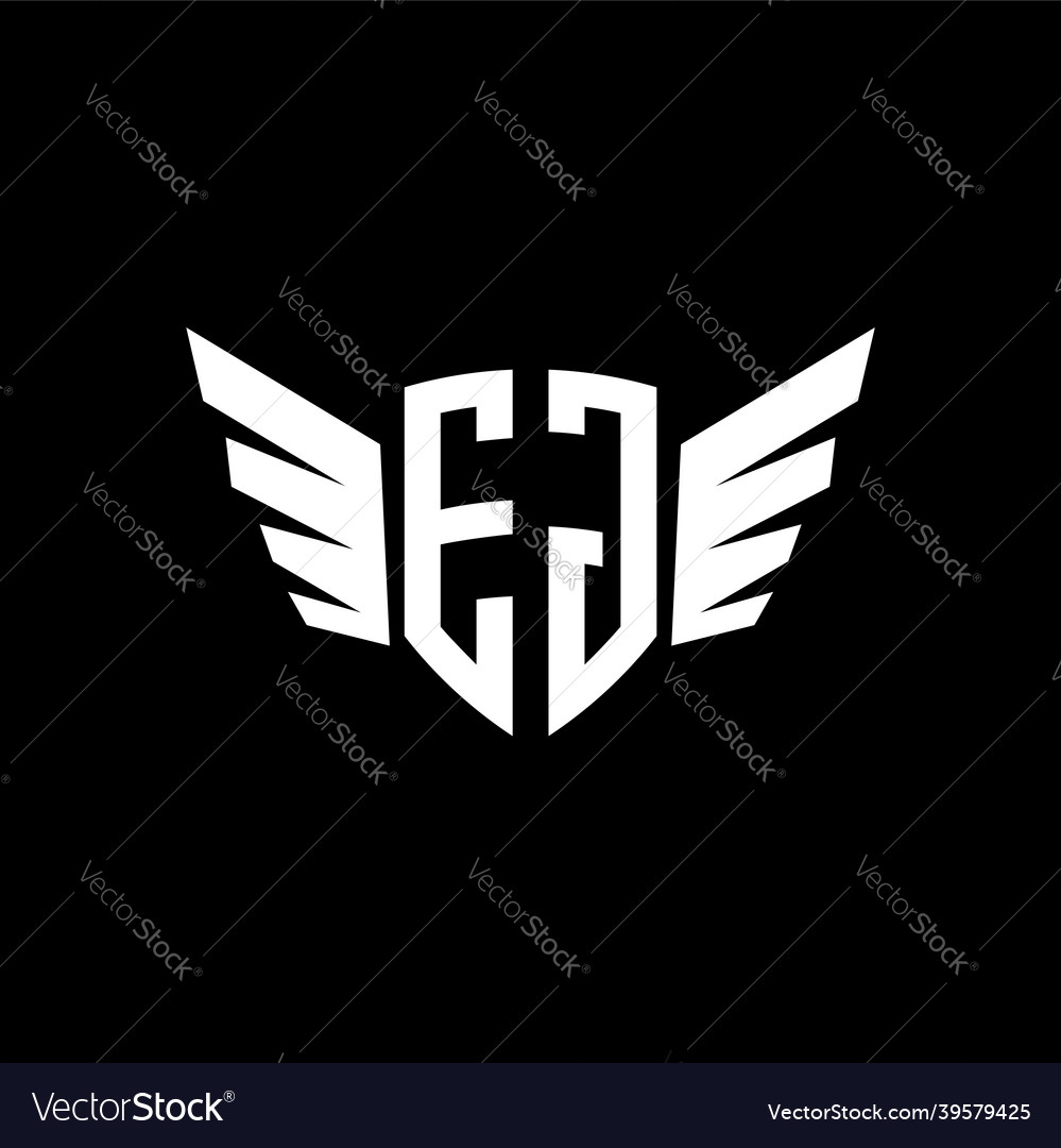 Eg monogram wing shape style