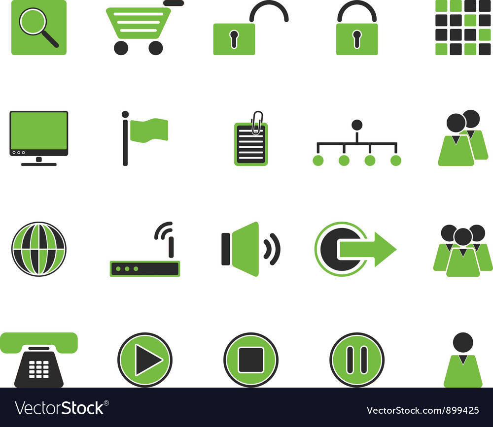 Modern Web Icon Set
