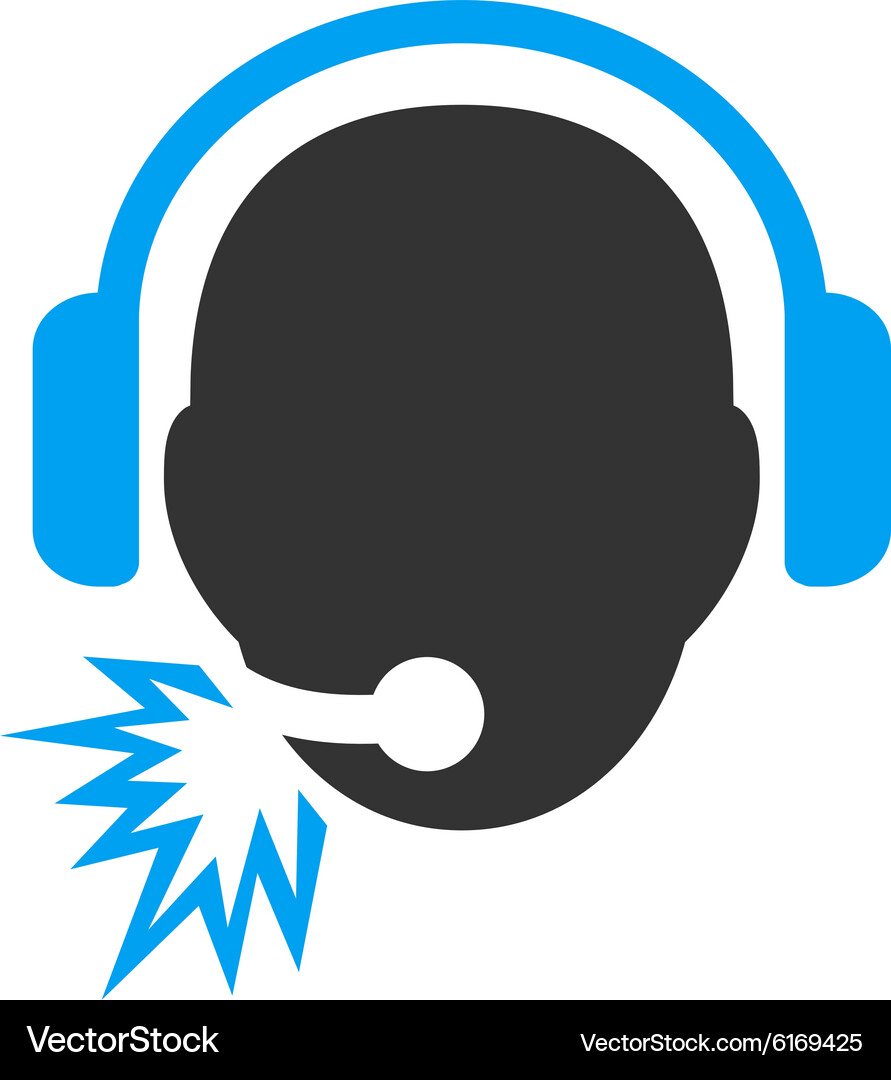 Operator message icon Royalty Free Vector Image